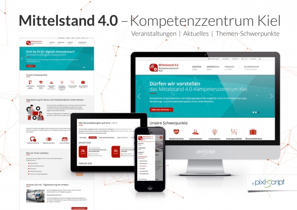 Die deutschlandweite Förderinitiative Mittelstand Digital ist mit dem Kompetenzzentrum Kiel auch in Schleswig-Holstein vertreten.